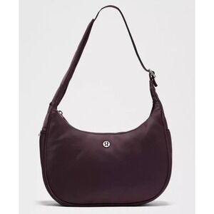 Lululemon City Essentials Shoulder Bag Black Plum 4L